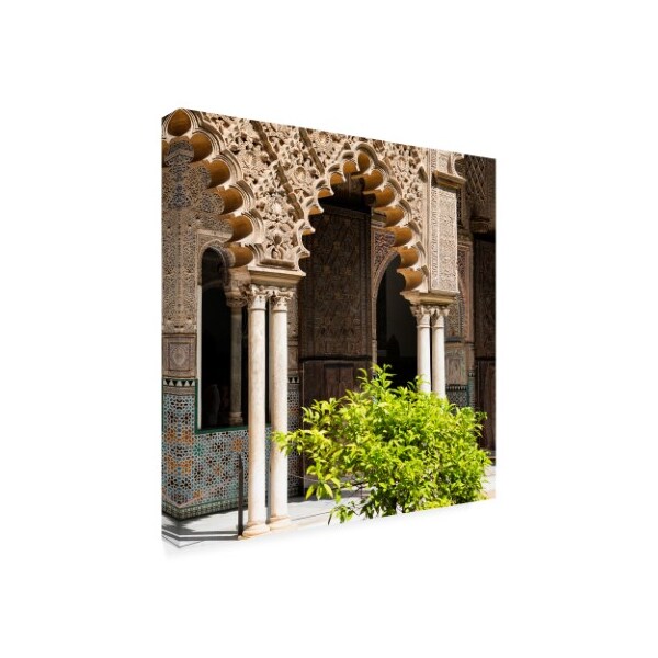 Philippe Hugonnard 'Made In Spain 3 Arabic Arches' Canvas Art,18x18